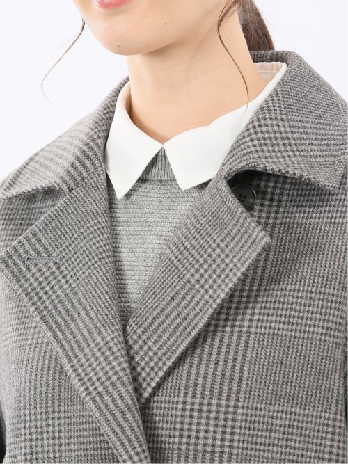 ストレッチ ハンドウォッシャブル 2WAY ロングコート