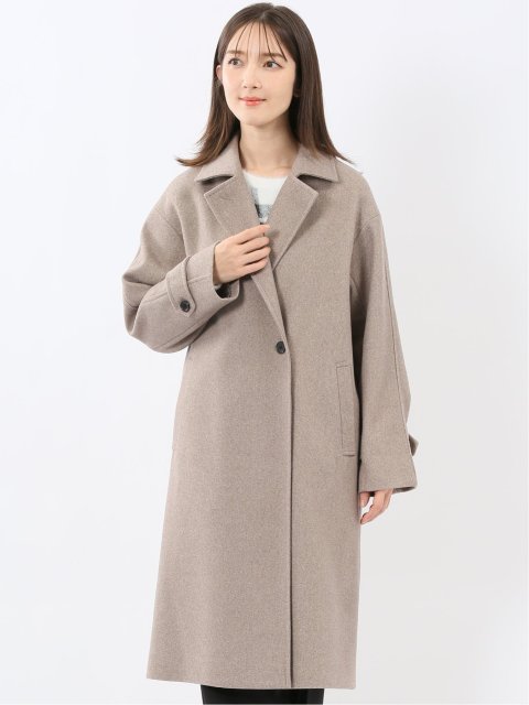 ストレッチ ハンドウォッシャブル 2WAY ロングコート