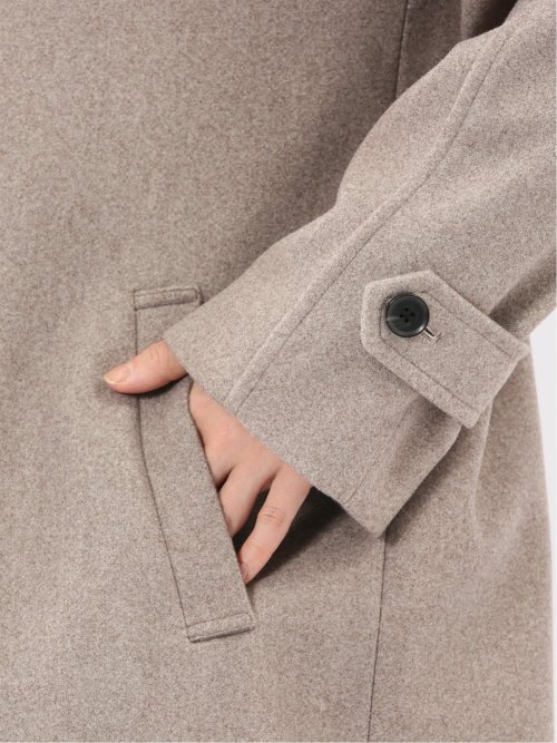 ストレッチ ハンドウォッシャブル 2WAY ロングコート