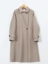 ストレッチ ハンドウォッシャブル 2WAY ロングコート