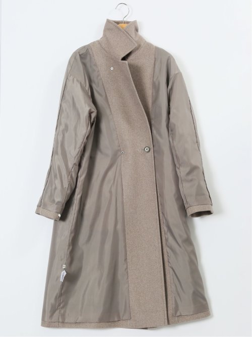 ストレッチ ハンドウォッシャブル 2WAY ロングコート