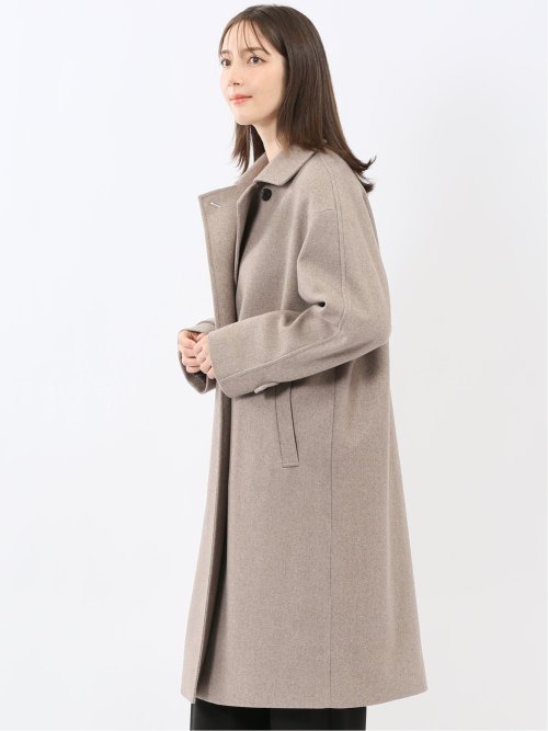 ストレッチ ハンドウォッシャブル 2WAY ロングコート