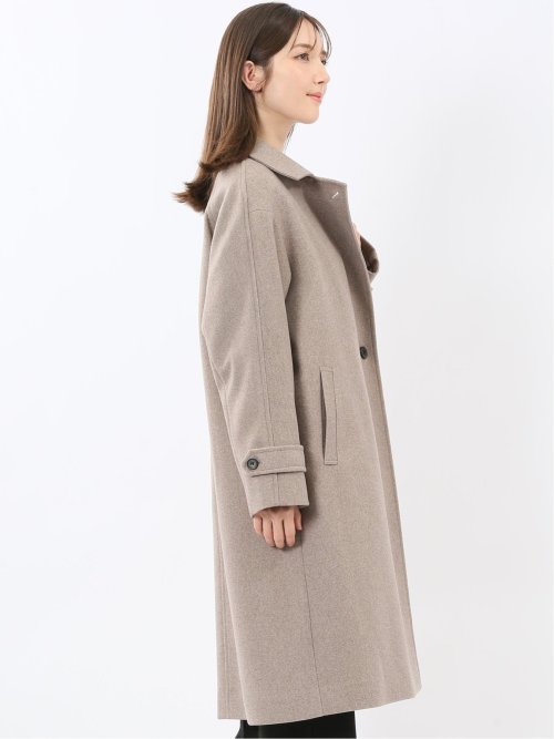 ストレッチ ハンドウォッシャブル 2WAY ロングコート