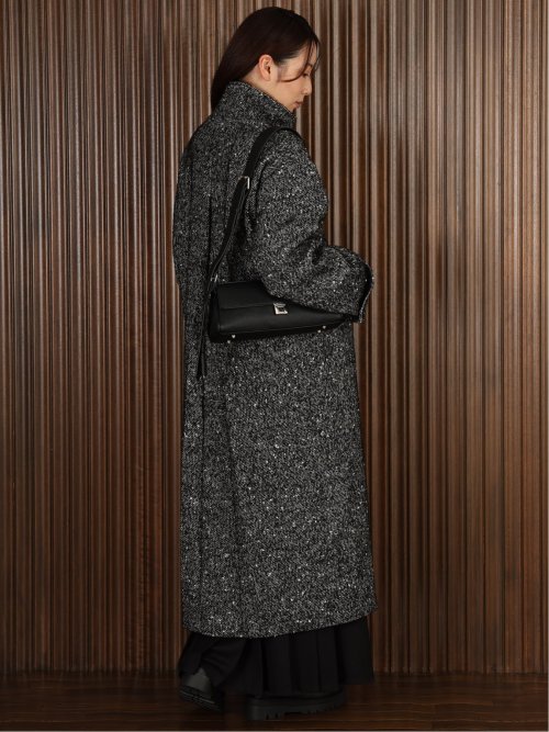 ドロー/DRAW ウール混 スタンドカラー ロングコート （ユニセックス