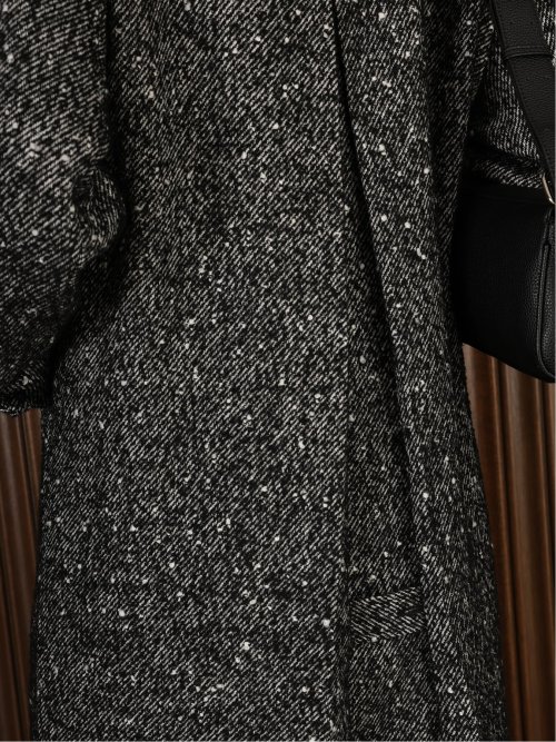 ドロー/DRAW ウール混 スタンドカラー ロングコート （ユニセックス