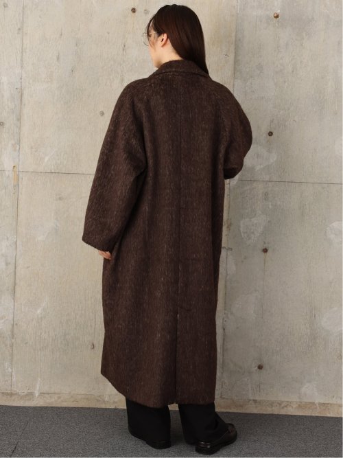 ドロー/DRAW 起毛 ダブル ロングコート （ユニセックス）