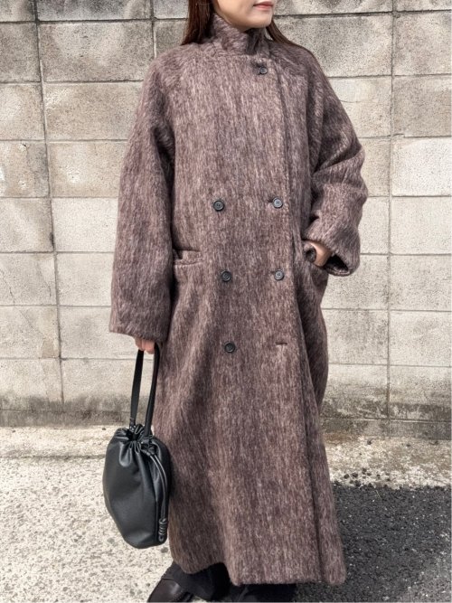 ドロー/DRAW 起毛 ダブル ロングコート （ユニセックス）