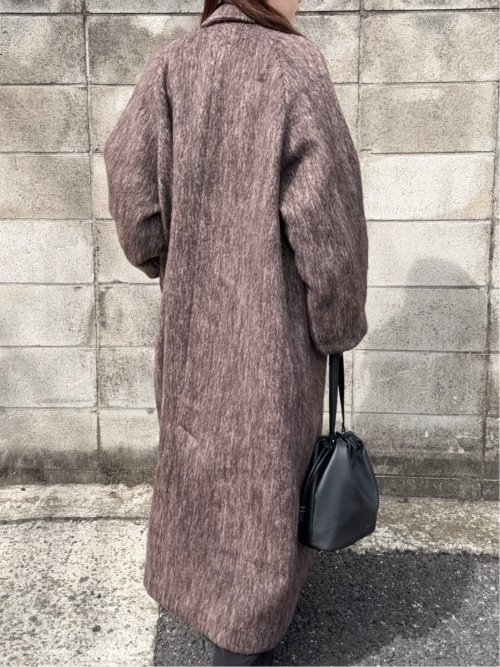 ドロー/DRAW 起毛 ダブル ロングコート （ユニセックス）