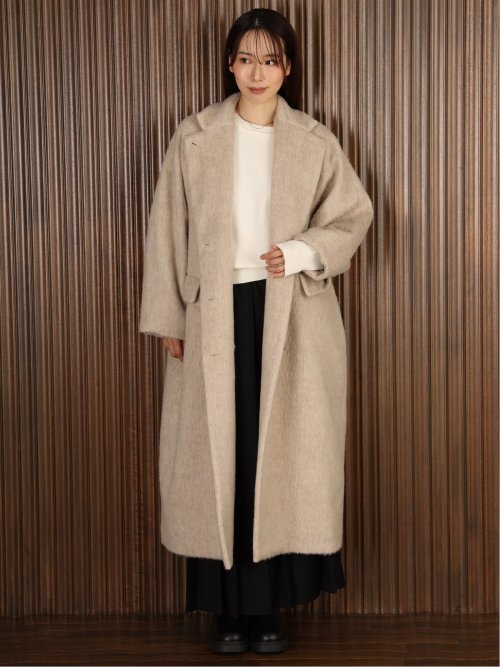 ドロー/DRAW 起毛 ダブル ロングコート （ユニセックス）