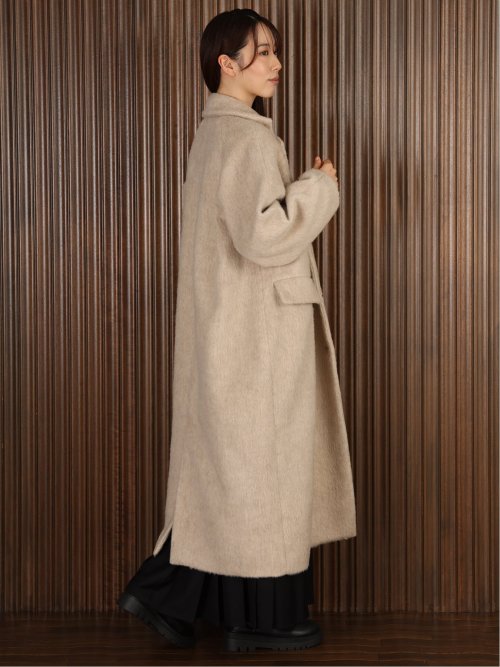 ドロー/DRAW 起毛 ダブル ロングコート （ユニセックス）
