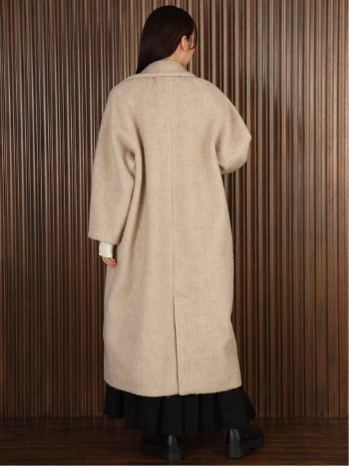 ドロー/DRAW 起毛 ダブル ロングコート （ユニセックス）