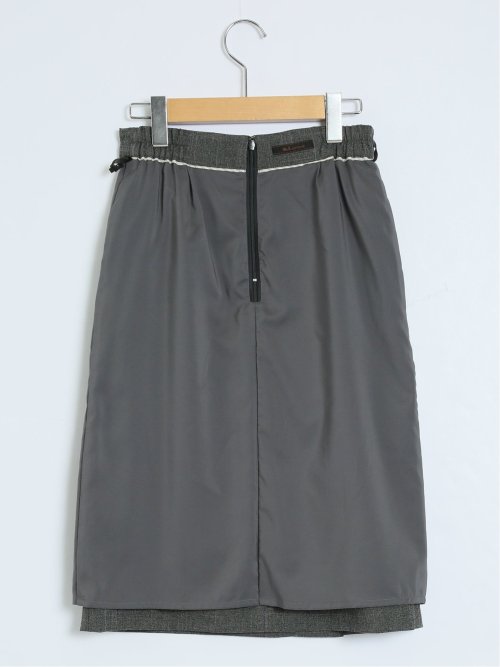 ストレッチシャーク タイトスカート グレー(セットアップ可能)