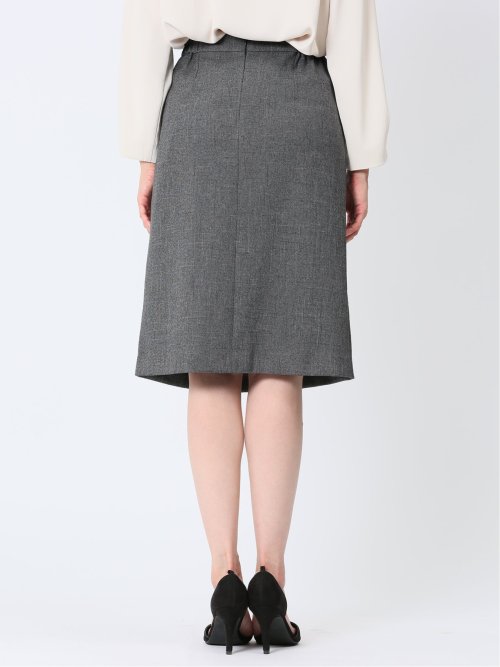 ストレッチシャーク タイトスカート グレー(セットアップ可能)