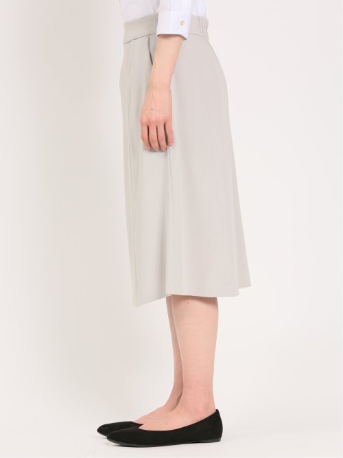 ダブルクロス フレアースカート ライトグレー(セットアップ可能)