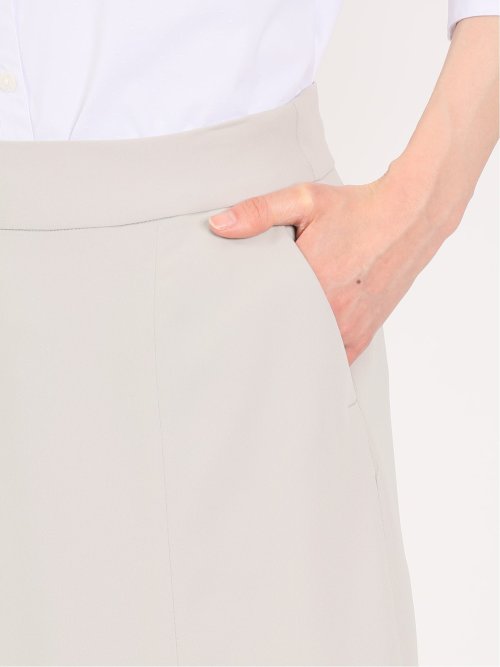 ダブルクロス フレアースカート ライトグレー(セットアップ可能)