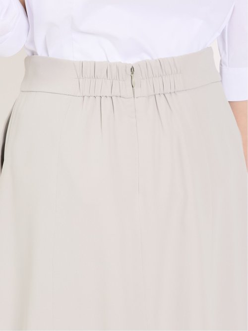 ダブルクロス フレアースカート ライトグレー(セットアップ可能)