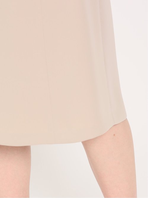 ダブルクロス フレアースカート ベージュ(セットアップ可能)