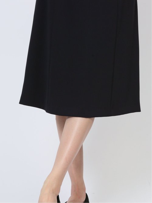 ダブルクロス フレアースカート 紺(セットアップ可能)