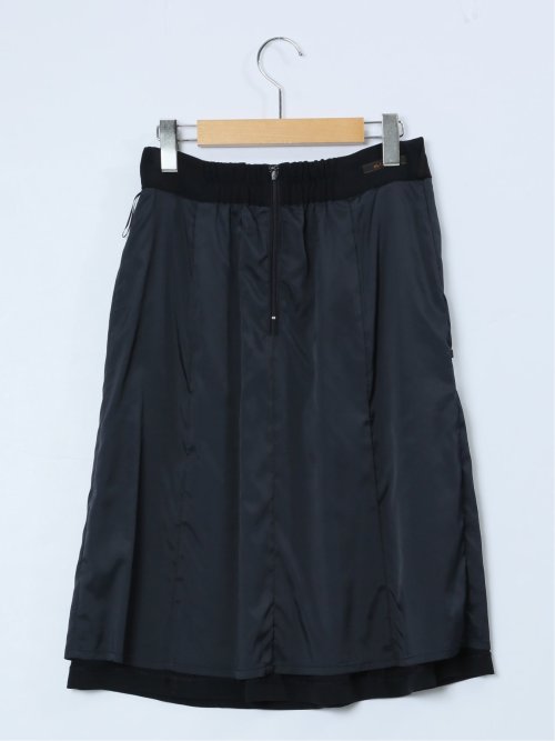 ダブルクロス フレアースカート 紺(セットアップ可能)