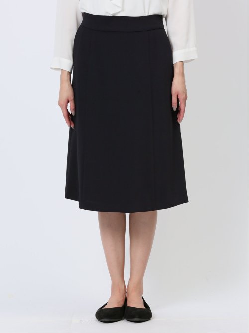 ダブルクロス フレアースカート 紺(セットアップ可能)