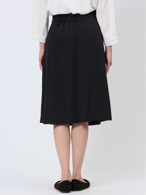 ダブルクロス フレアースカート 紺(セットアップ可能)