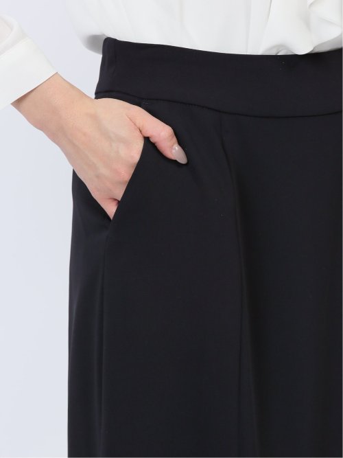 ダブルクロス フレアースカート 紺(セットアップ可能)