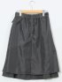 ストレッチウォッシャブル ウール調 フレアースカート グレー(セットアップ可能)