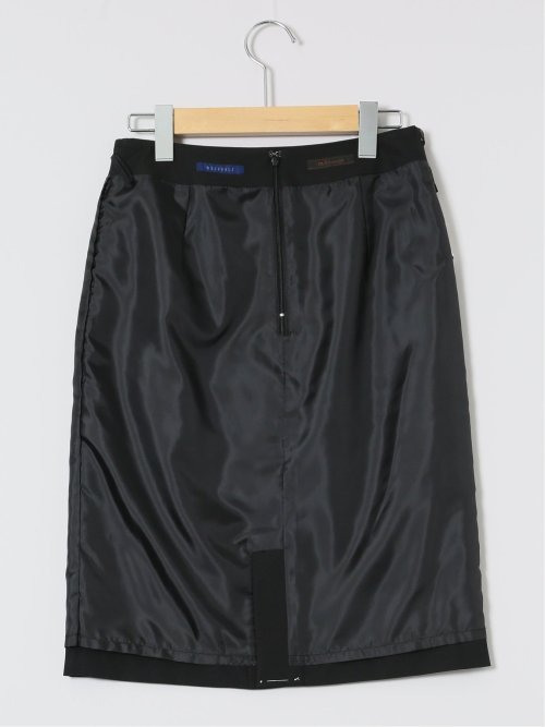 クリアエフェクト 黒無地 タイトスカート(セットアップ可能)