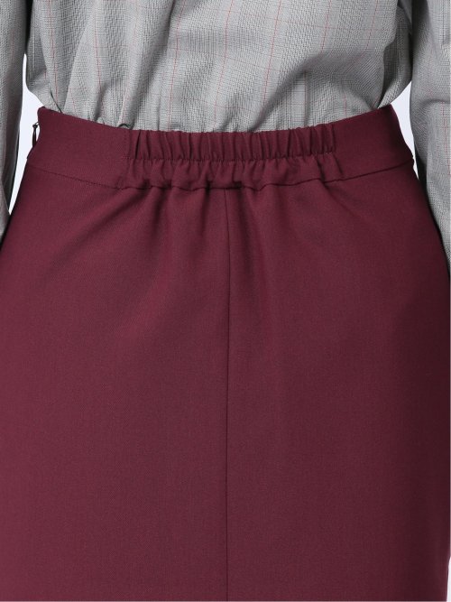 ボタン付き タイトスカート