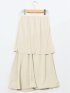 ストレッチサテン ロングスカート