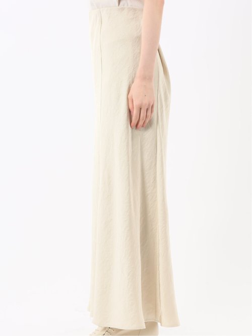 ストレッチサテン ロングスカート