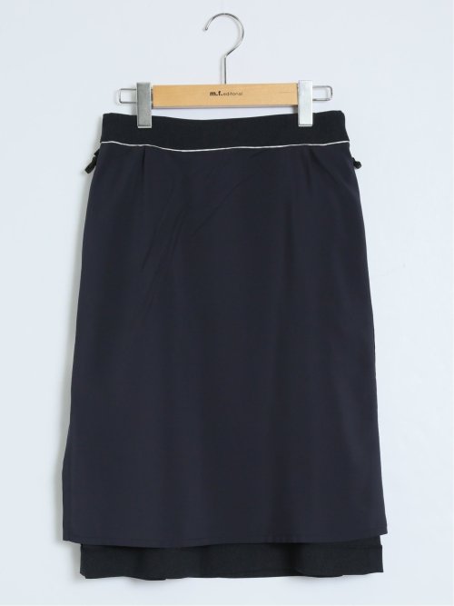 ラナテック フレアースカート 紺(セットアップ可能)