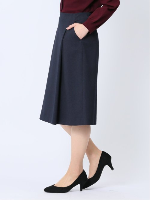 ラナテック フレアースカート 紺(セットアップ可能)