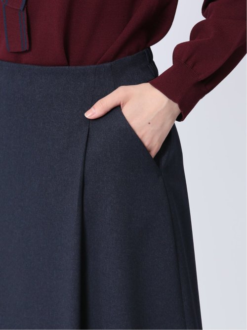 ラナテック フレアースカート 紺(セットアップ可能)