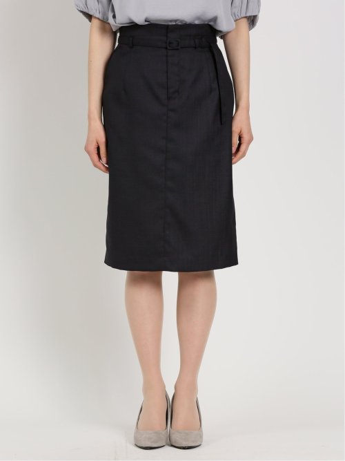 ホトフレッシュ/HOTOFRESH タイトスカート 紺(セットアップ可能)