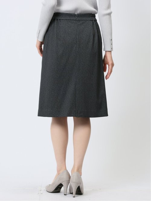 ポンチ セミタイトスカート 組織紺(セットアップ可能)