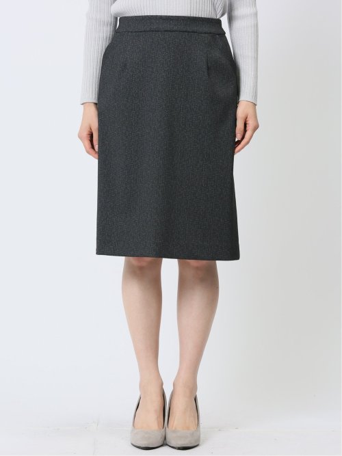 ポンチ セミタイトスカート 組織紺(セットアップ可能)