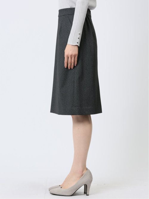 ポンチ セミタイトスカート 組織紺(セットアップ可能)