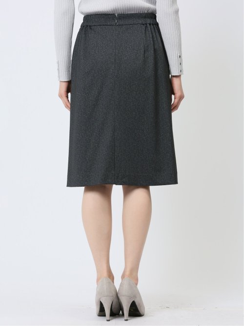 ポンチ セミタイトスカート 組織紺(セットアップ可能)