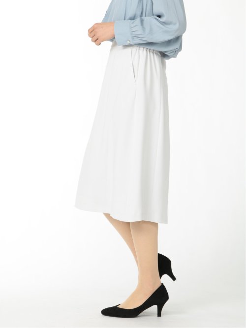 ダブルクロス フレアースカート ライトグレー(セットアップ可能)