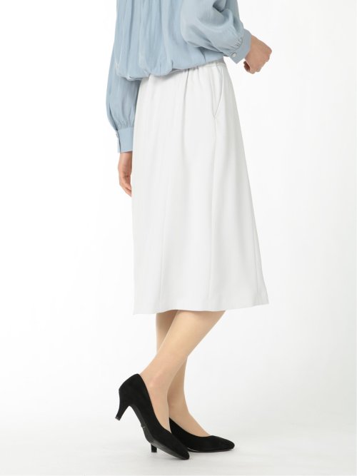 ダブルクロス フレアースカート ライトグレー(セットアップ可能)