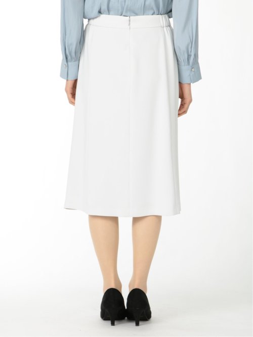 ダブルクロス フレアースカート ライトグレー(セットアップ可能)