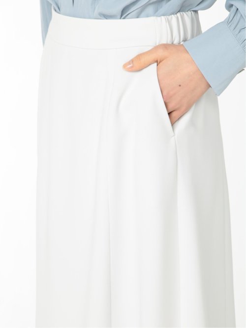 ダブルクロス フレアースカート ライトグレー(セットアップ可能)