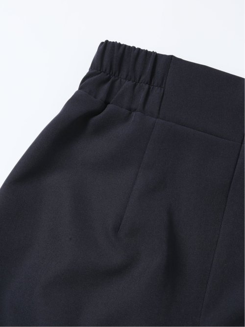 ダブルクロス Aラインスカート 紺(セットアップ可能)