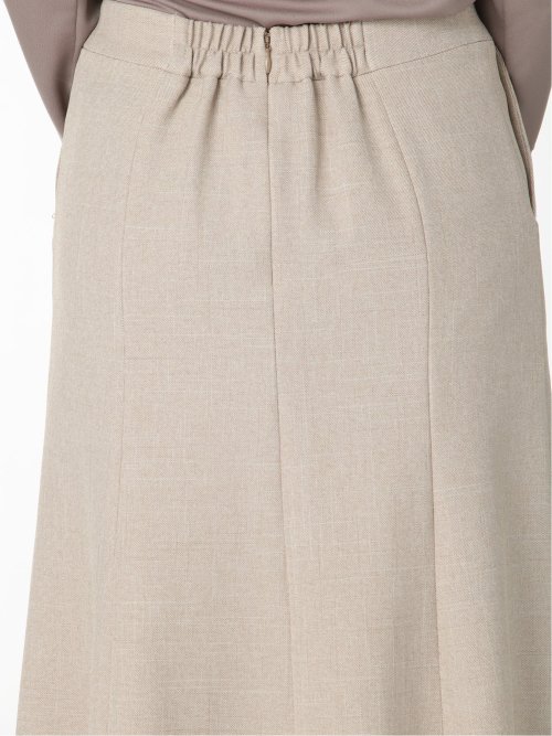 ツムギート フレアースカート ベージュ(セットアップ可能)