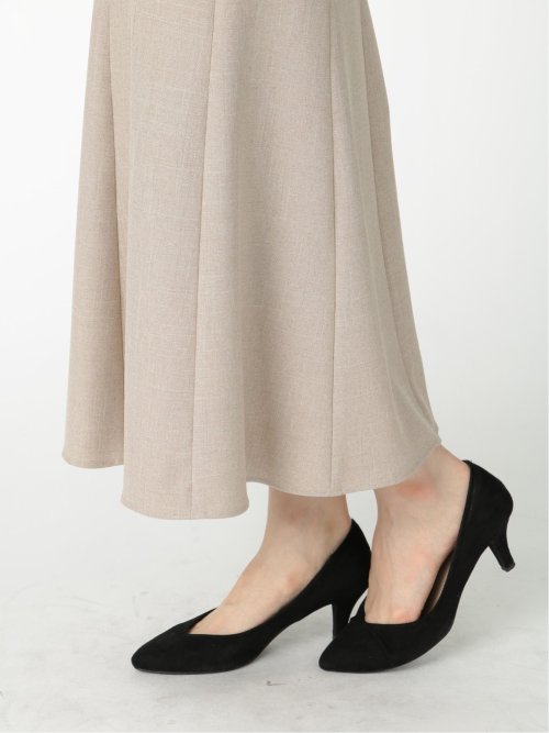 ツムギート フレアースカート ベージュ(セットアップ可能)