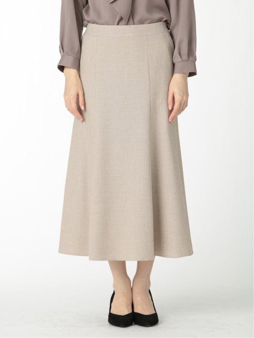 ツムギート フレアースカート ベージュ(セットアップ可能)