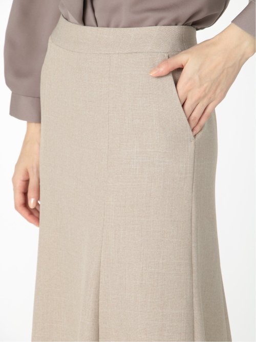 ツムギート フレアースカート ベージュ(セットアップ可能)
