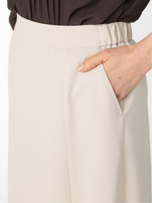 ダブルクロス フレアースカート ベージュ(セットアップ可能)