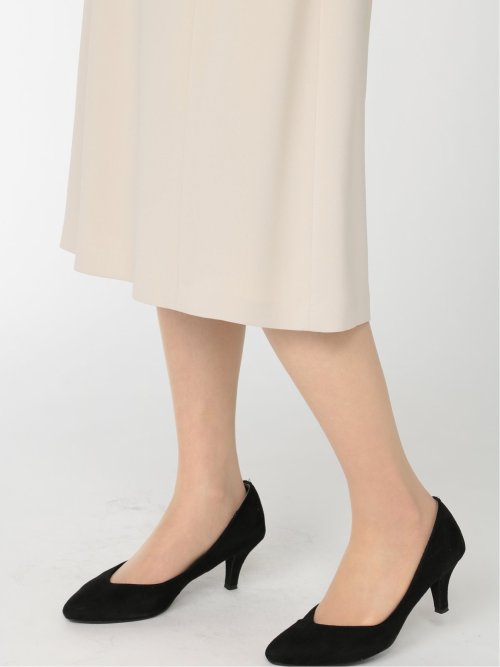 ダブルクロス フレアースカート ベージュ(セットアップ可能)